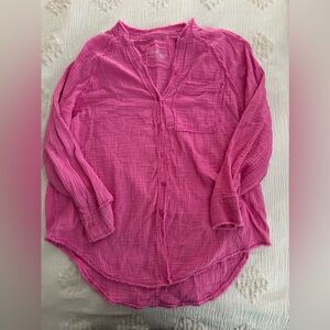 Aerie Waffle Long Sleeve Tunic